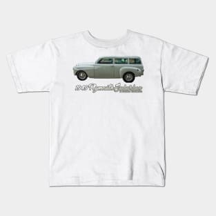 1949 Plymouth Suburban 2 Door Wagon Kids T-Shirt